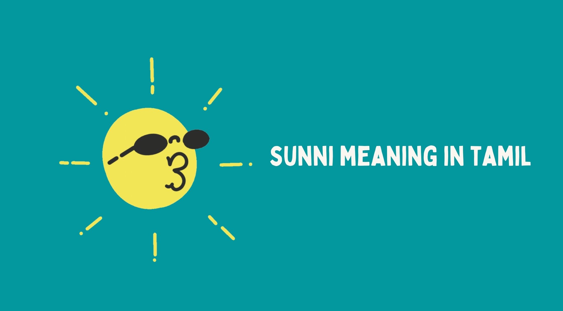 Sunni Meaning in Tamil